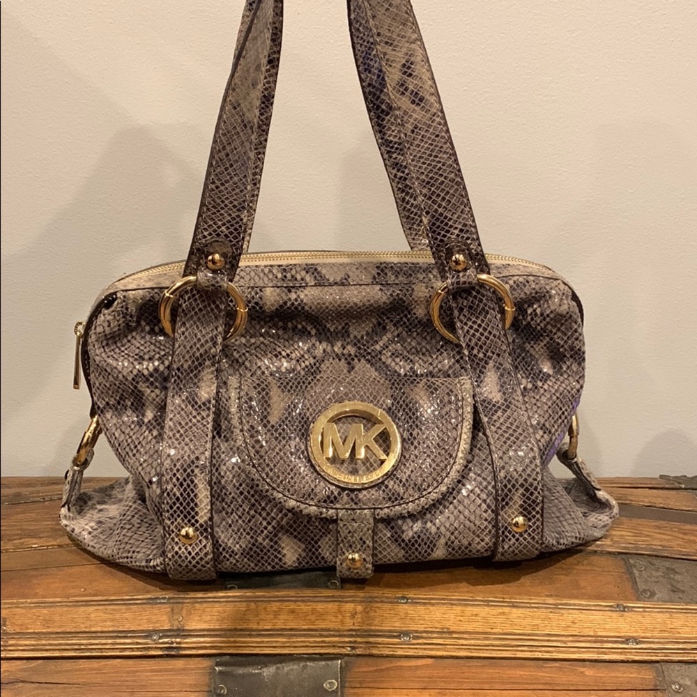 Michael Kors Snake Print Bag